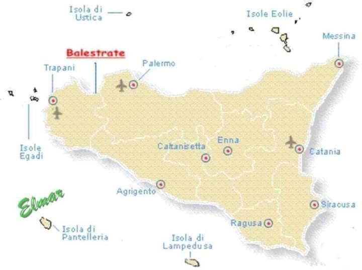 Isola Del Sole, Con Piscina Balestrate
